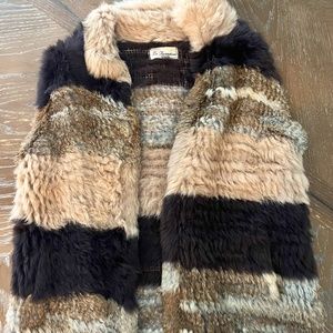 Real Rabbit Fur Vest